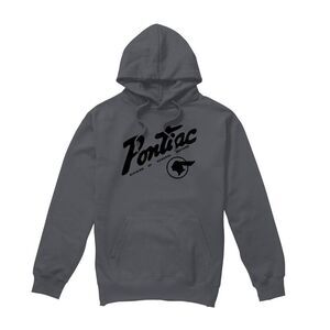 Pontiac Unisex Adult Division Hoodie / Charcoal